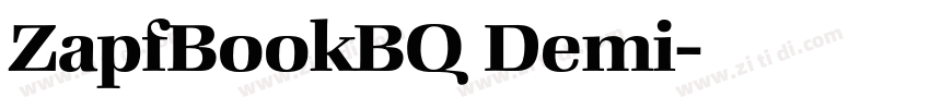 ZapfBookBQ Demi字体转换 ZapfBookBQ Demi字体转换